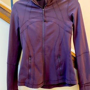 Lululemon Scuba Jacket - Deep Purple - Size 4 - Great Used Condition